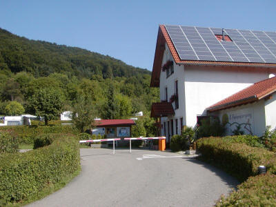 Campingplatz-Zufahrt Campingplatz-Zufahrt